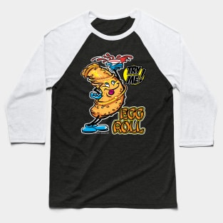 Try Me Egg Roll Baseball T-Shirt